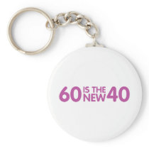 60th birthday keychains