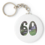 60th Birthday Key Chain