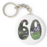 60th Birthday Key Chains