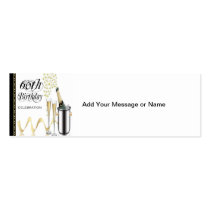 60th Birthday Party Gift Tag