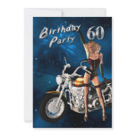 60th Birthday party Invitation