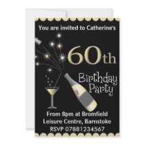 60th Birthday Party Invitation
