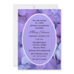 60th Birthday Party Invitation -- Hydrangea