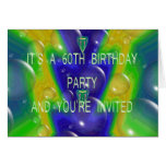 60th Birthday Party Invite Card