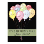 60th Birthday Party Personalised Invitation invitations