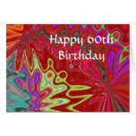 60th Birthday Poem Greeting Card for a Woman