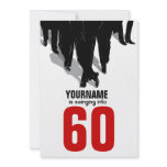 60th Birthday Swingers Rat Pack Party Custom Invite