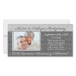 60th Diamond Anniversary Invitation Photo Card