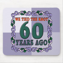 60th Wedding Anniversary Gifts Mousepad