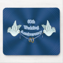 60th Wedding Anniversary Gifts Mousepad