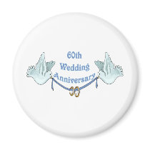 60th wedding anniversary gifts t fridge magnet