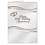 60th Wedding Anniversary Greeting Card