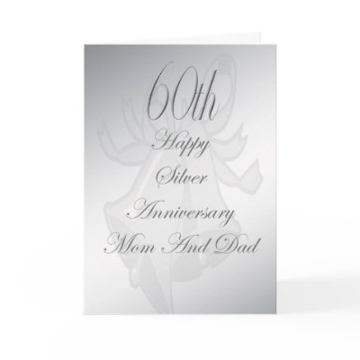60th Wedding Anniversary Mum And Dad Card by NormaJean35