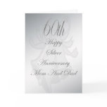 60th Wedding Anniversary Mum And Dad Card