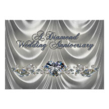 60th Wedding Anniversary RSVP Invitation Card