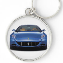 612 Blue Keyring Key Chain