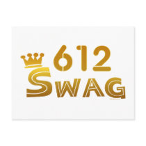 612 Minnesota Swag Postcard