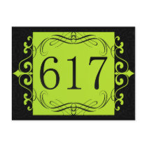 617 Area Code Post Card
