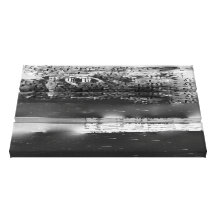 (61) "UNTITLED (MONUMENT ON RIVER)," Retouch Gallery Wrapped Canvas