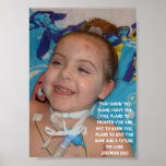 62008 check out this angel, "For I know the pla... Posters