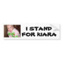 62, I STAND , FOR KIARA BUMPER STICKERS