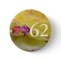 62nd Birthday Party Favour Pin Button