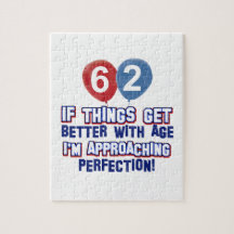 62nd year old birthday gift puzzles