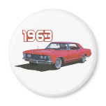 63 Riviera Refrigerator Magnet