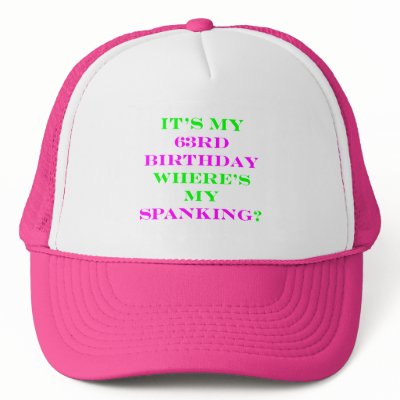 63 Where's my spanking? Hats by oddballbirthdays16