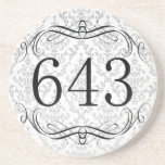 643 Area Code Drink Coaster