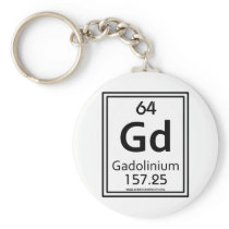 64 Gadolinium keychains