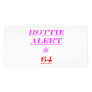64 Hottie Alert Customized Photo Card