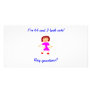 64  I'm 64 and I look cute! Picture Card