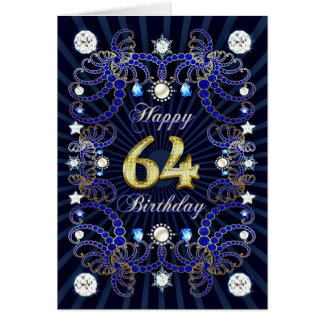 64th Birthday Cards &amp; Invitations | Zazzle.co.uk