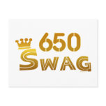 650 California Swag Post Card
