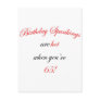 65 Birthday Spanking