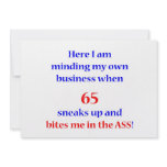 65 Bites me Personalized Invitations