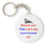 65 Cat Lady Key Chains