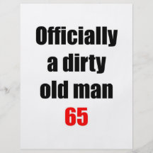 65  Dirty Old Man Flyers