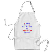 65 Senior Citizen Apron