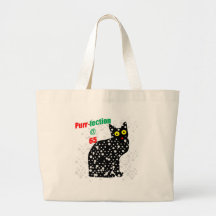 65 Snow Cat Purr-fection Tote Bag