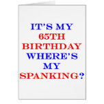 65 Where's my spanking?