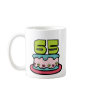 65 Year Old Birthday Cake Coffee Mugs