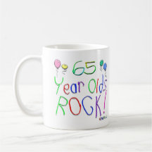 65 Year Olds Rock! Mug