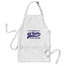65th Birthday Apron