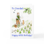 65th Birthday Card for a Grandfather