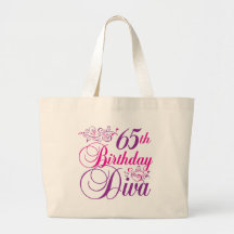 65th Birthday Diva Bag