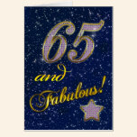 65th birthday for someone Fabulous cards