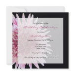 65th Birthday Party Invitation -- Gerbera Daisy