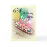 65th Birthday Party Invitations cards